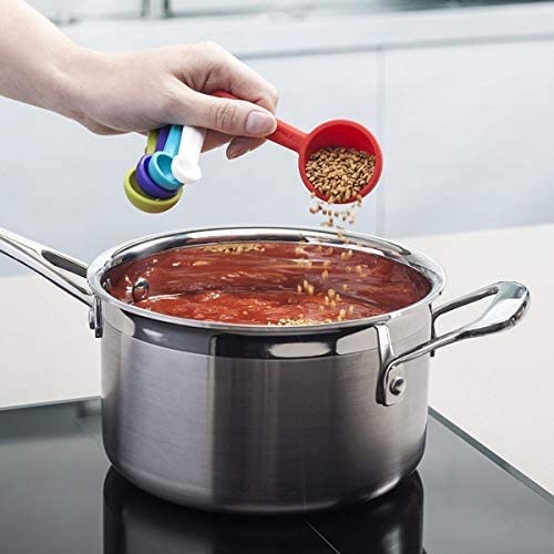 Set of 5 Silicone Measuring Spoons By CKS Zeal Vibrant Home